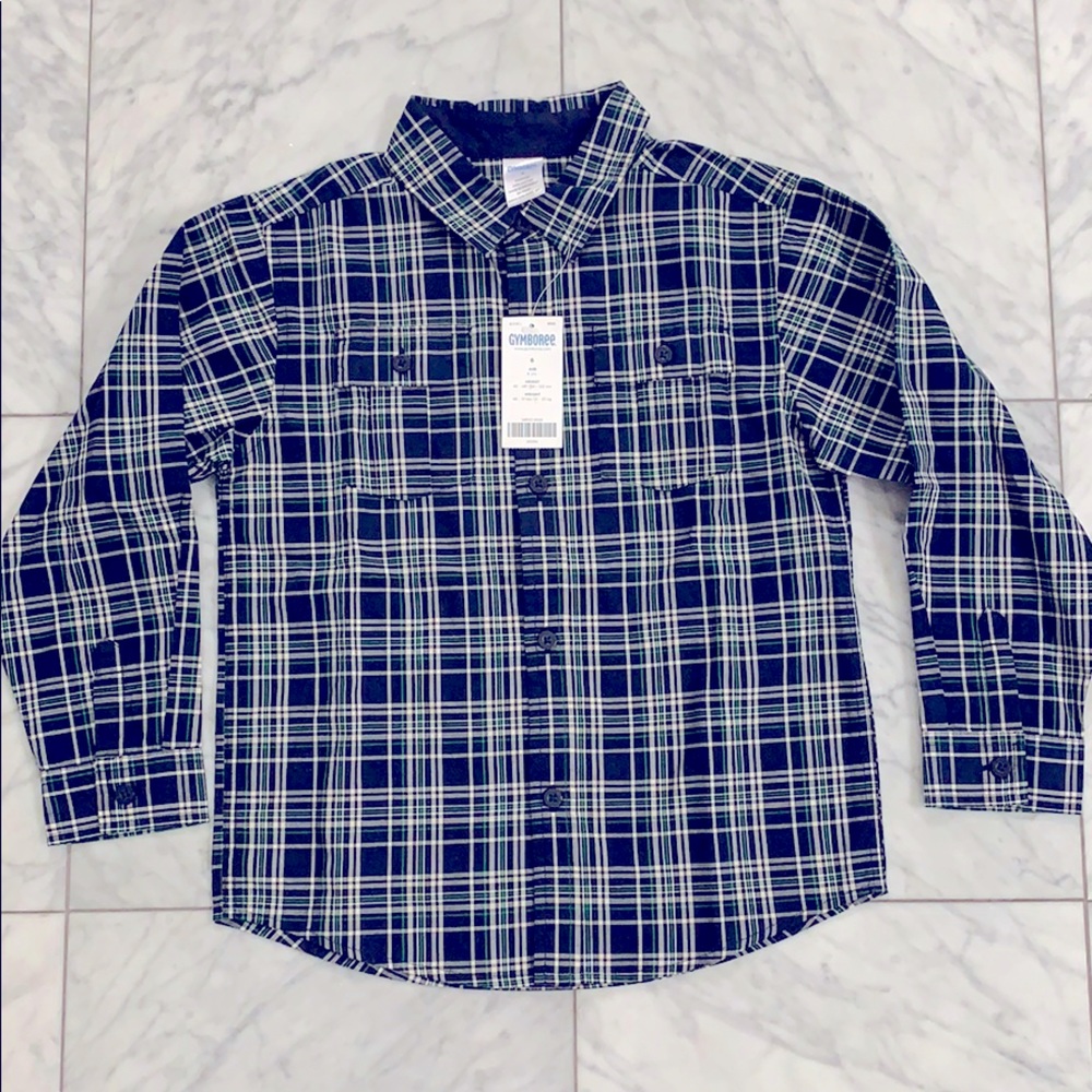 NWT Gymboree Button Up Shirt Size 6